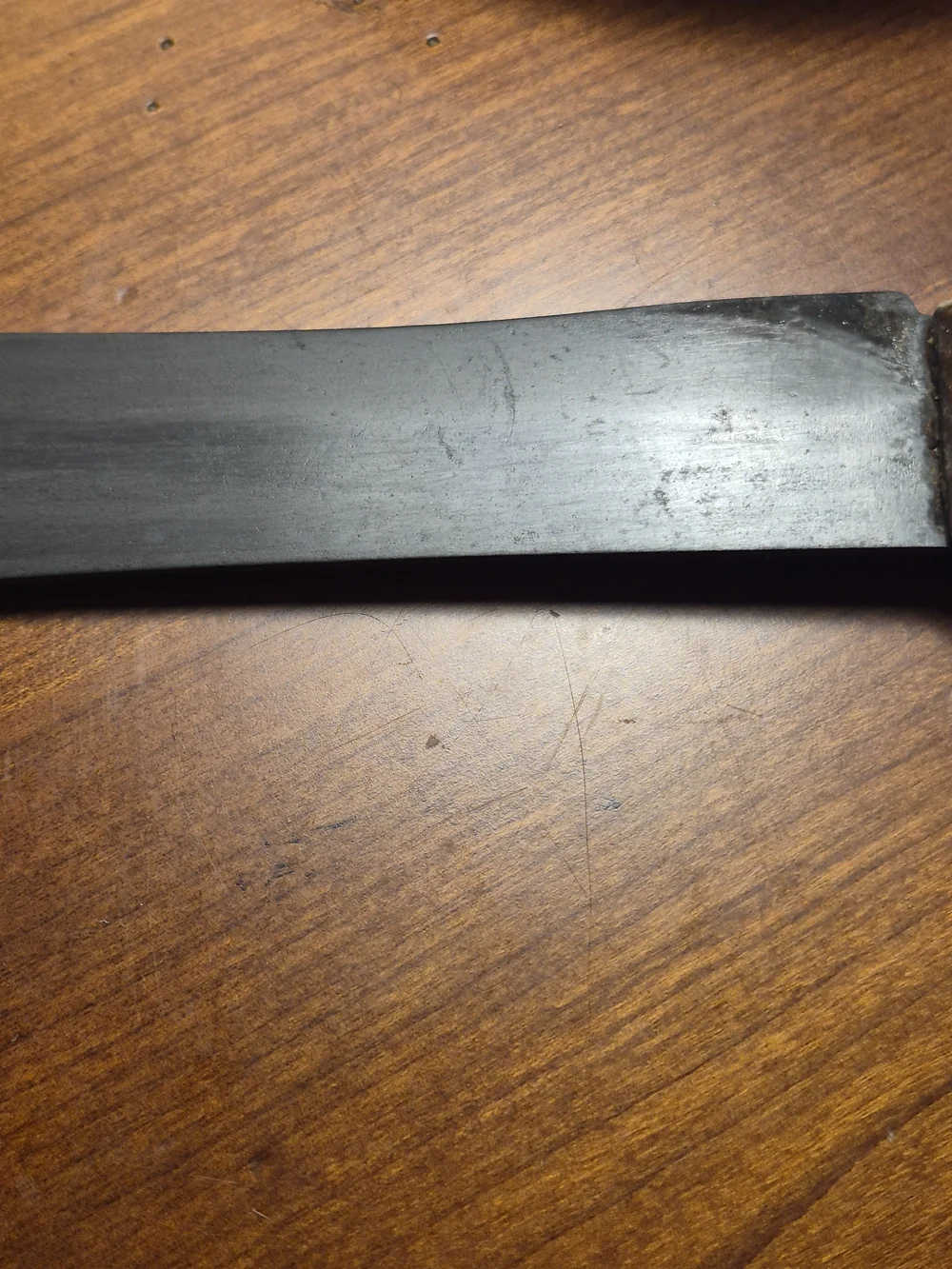 Vintage Ontario Knife 7in Tru-Edge Fixed Blade Hunting/Kitchen Made in USA